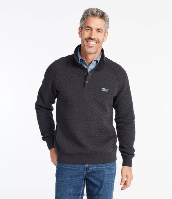 menn vattert genser 24VDH6982 L.L.Bean klær indigo lyng
