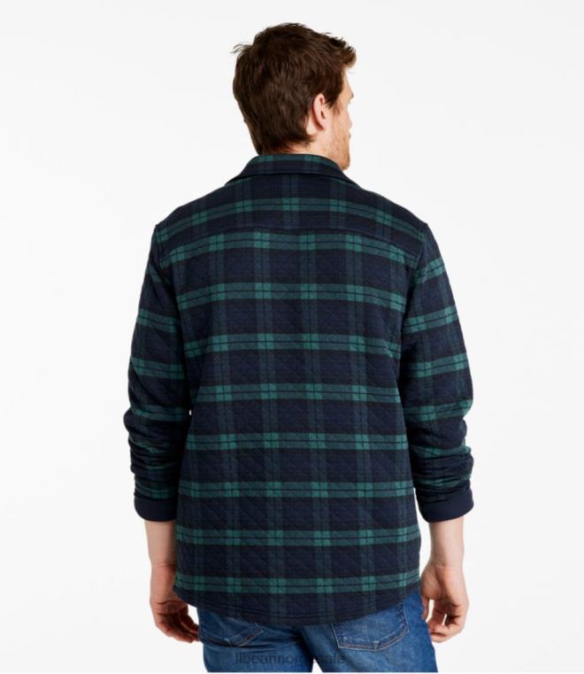menn vatterte gensere 24VDH165 L.L.Bean klær blackwatch
