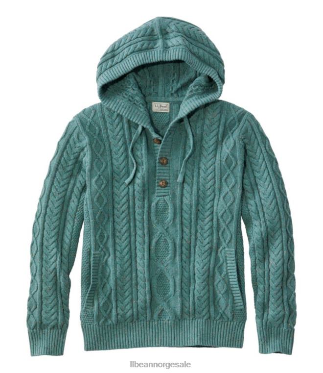 menn Heritage myk bomullsfiskergenser 24VDH726 L.L.Bean klær myk gran