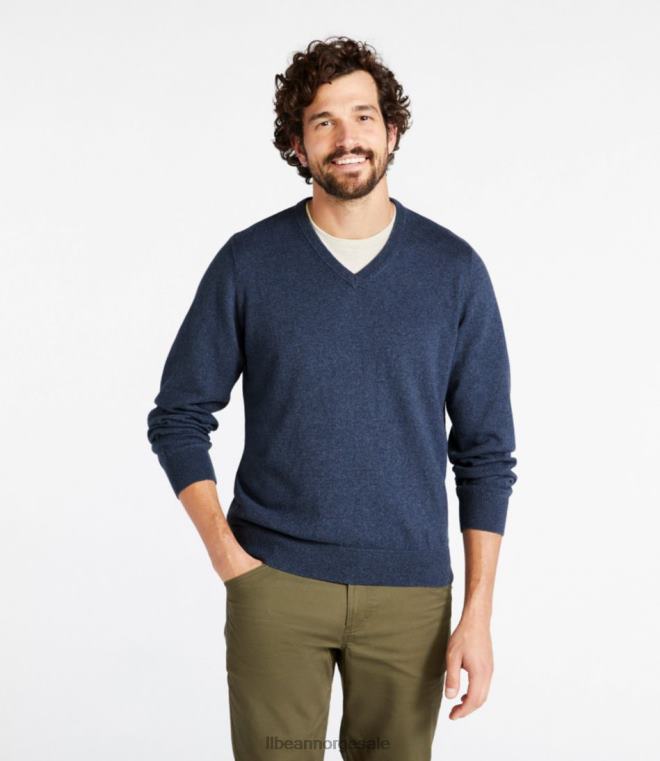 menn genser i bomull/cashmir 24VDH4868 L.L.Bean klær kulllyng