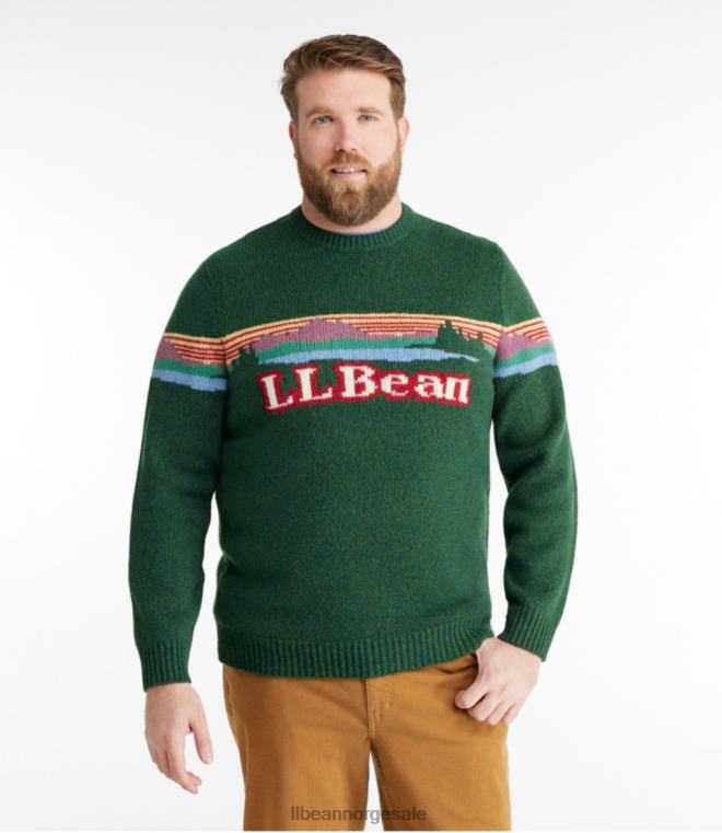menn klassisk ullgenser 24VDH548 L.L.Bean klær marine katahdin