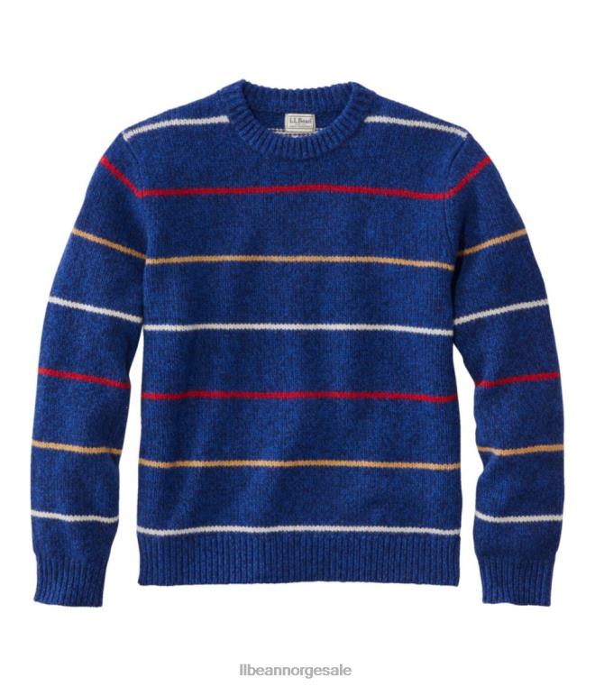 menn klassisk ullgenser 24VDH594 L.L.Bean klær indigo blekk
