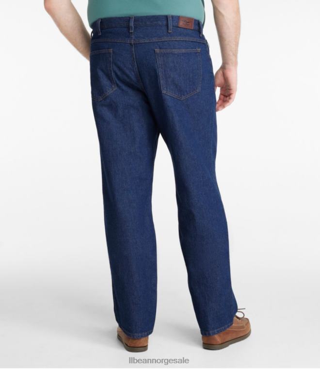 menn jeans 24VDH3482 L.L.Bean x Double L klær steinvasket denim