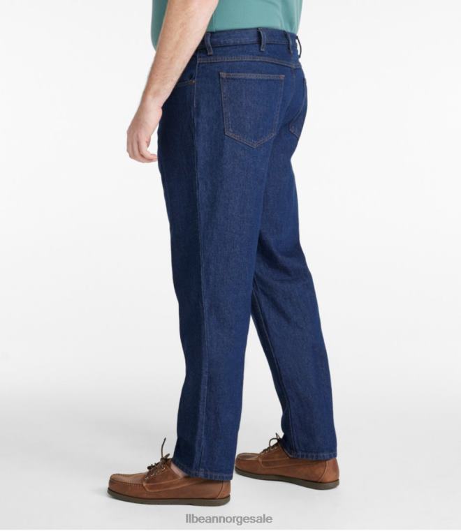 menn jeans 24VDH3482 L.L.Bean x Double L klær steinvasket denim
