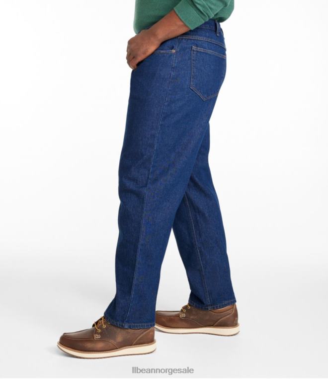 menn jeans 24VDH3501 L.L.Bean x Double L klær steinvasket denim