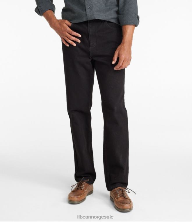 menn jeans 24VDH4998 L.L.Bean x Double L klær svart denim