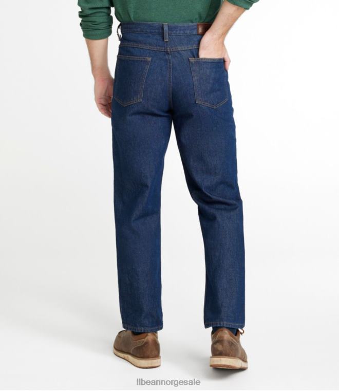 menn jeans 24VDH5014 L.L.Bean x Double L klær mørk vask