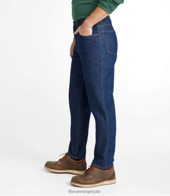 menn jeans 24VDH5014 L.L.Bean x Double L klær mørk vask