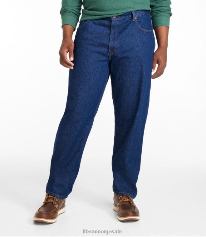 menn jeans 24VDH5014 L.L.Bean x Double L klær mørk vask