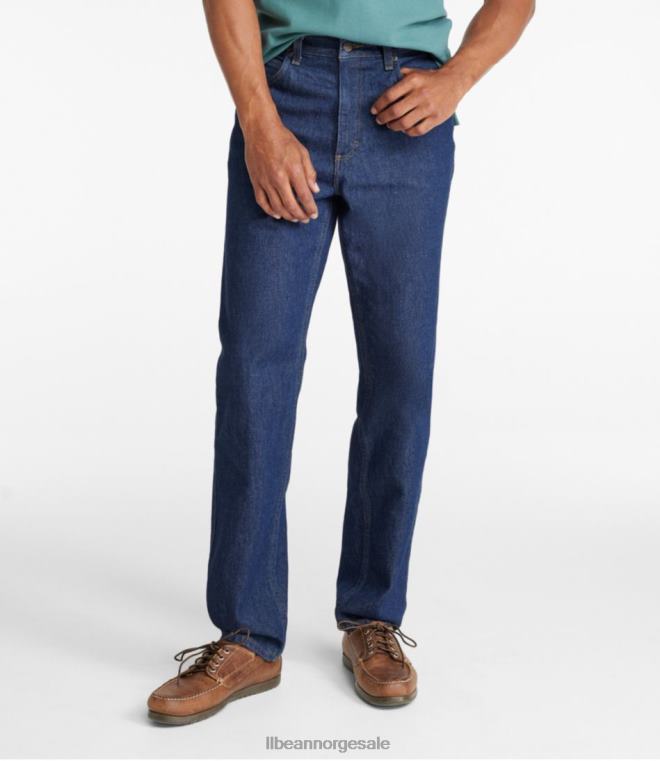 menn jeans 24VDH6624 L.L.Bean x Double L klær mørk vask