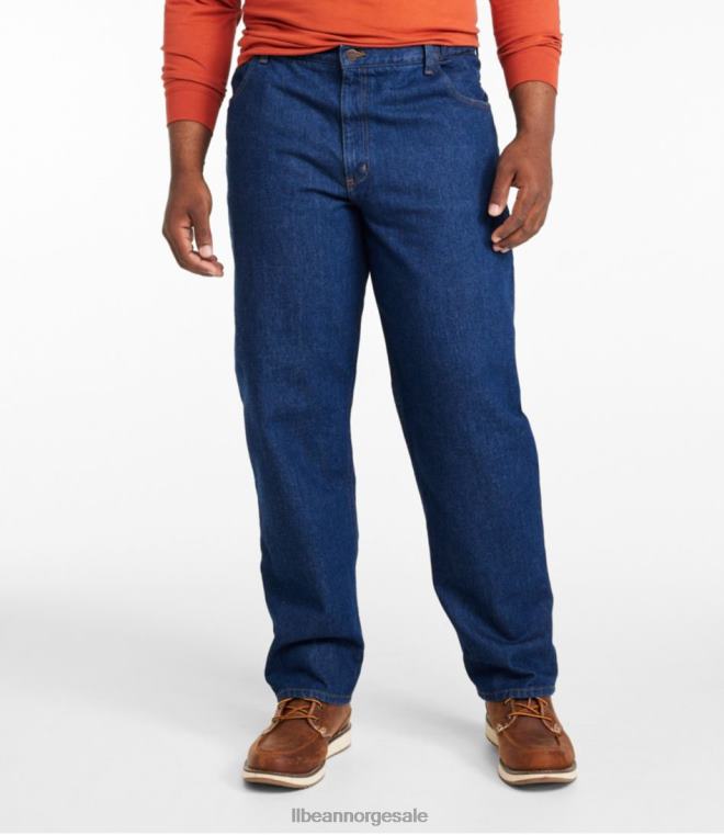 menn jeans 24VDH6627 L.L.Bean x Double L klær mørk vask