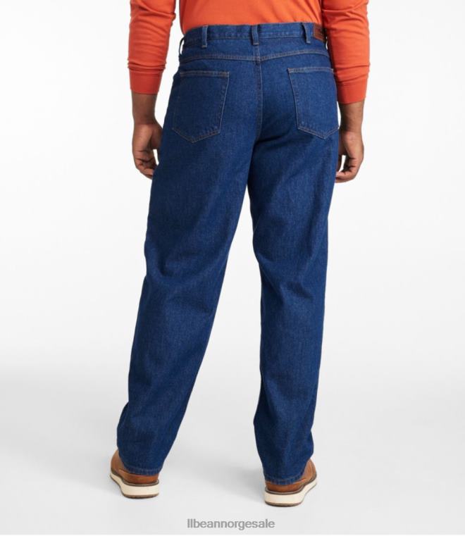 menn jeans 24VDH6627 L.L.Bean x Double L klær mørk vask