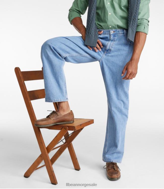 menn jeans 24VDH6627 L.L.Bean x Double L klær mørk vask