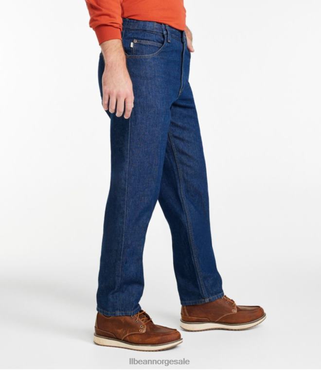 menn jeans 24VDH674 L.L.Bean x Double L klær falmet denim