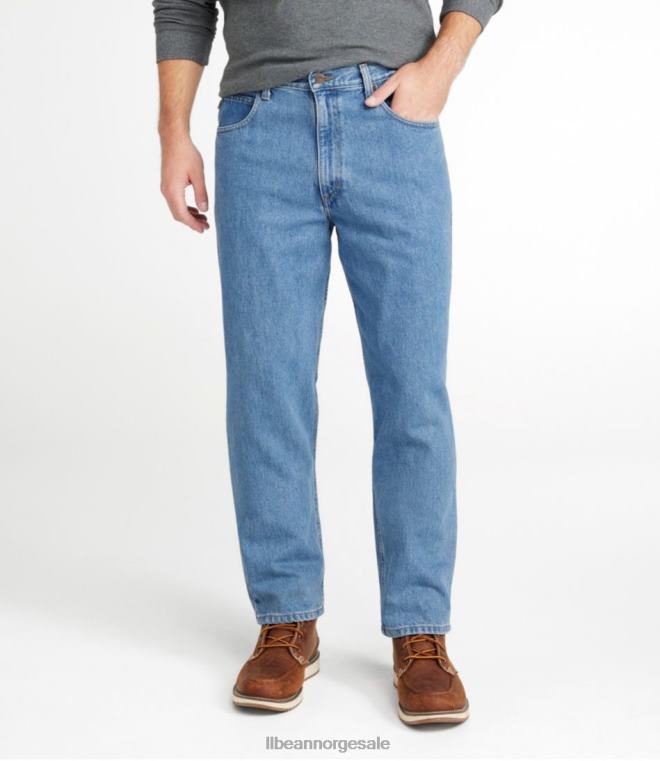 menn jeans 24VDH692 L.L.Bean x Double L klær falmet denim