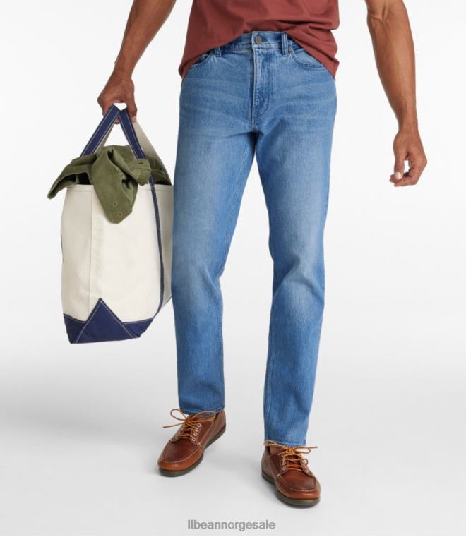 menn signatur arv denim 24VDH3051 L.L.Bean klær steinvask lys