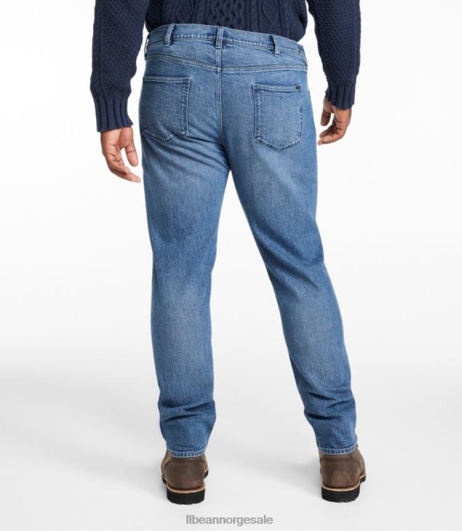 menn signatur arv denim 24VDH3051 L.L.Bean klær steinvask lys
