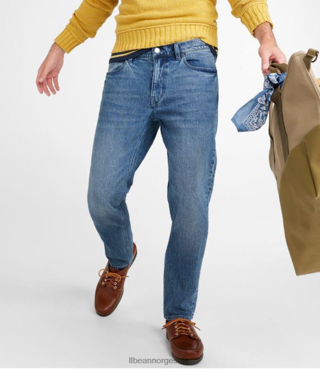 menn signatur arv denim 24VDH3051 L.L.Bean klær steinvask lys