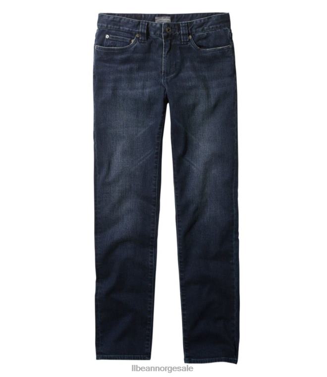 menn signatur fem-lommers jeans med stretch 24VDH5999 L.L.Bean klær middels indigo