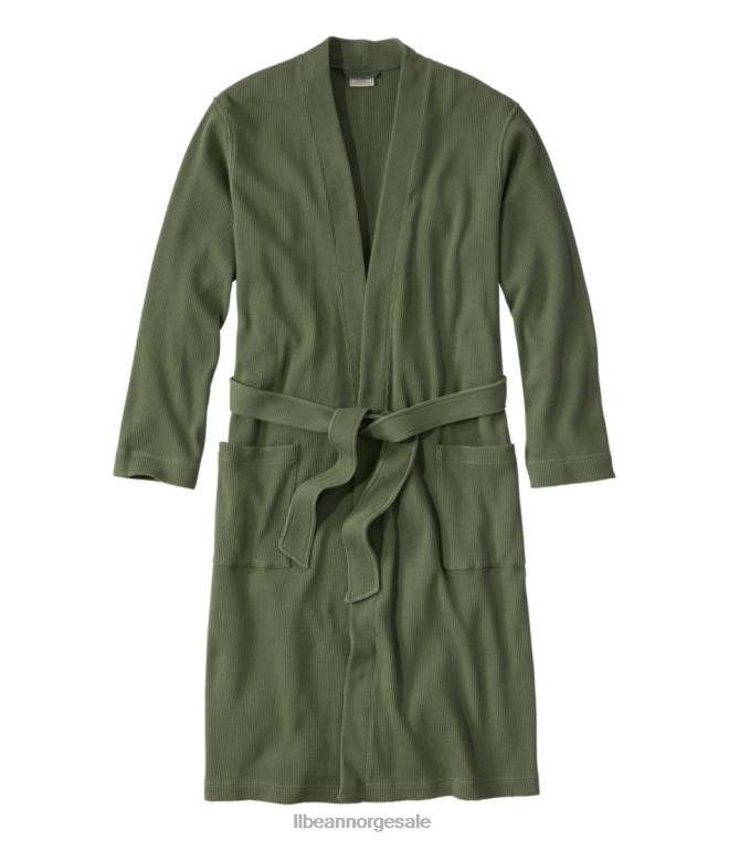 menn komfort vaffelkåpe 24VDH5840 L.L.Bean klær dyp oliven