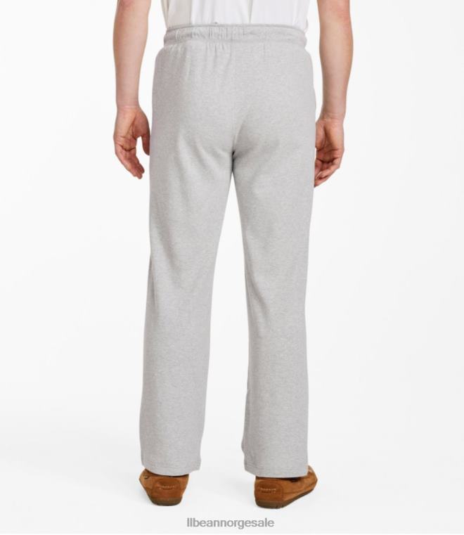 menn bomullstrikket pyjamas 24VDH191 L.L.Bean klær mørkeste brune lyng