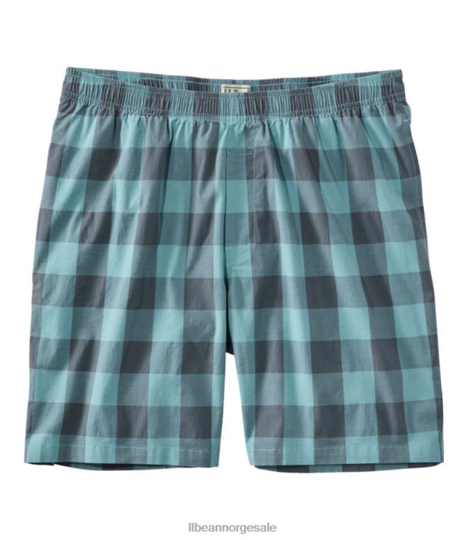 menn komfort stretch vevd soveshorts 24VDH3188 L.L.Bean klær hav aqua