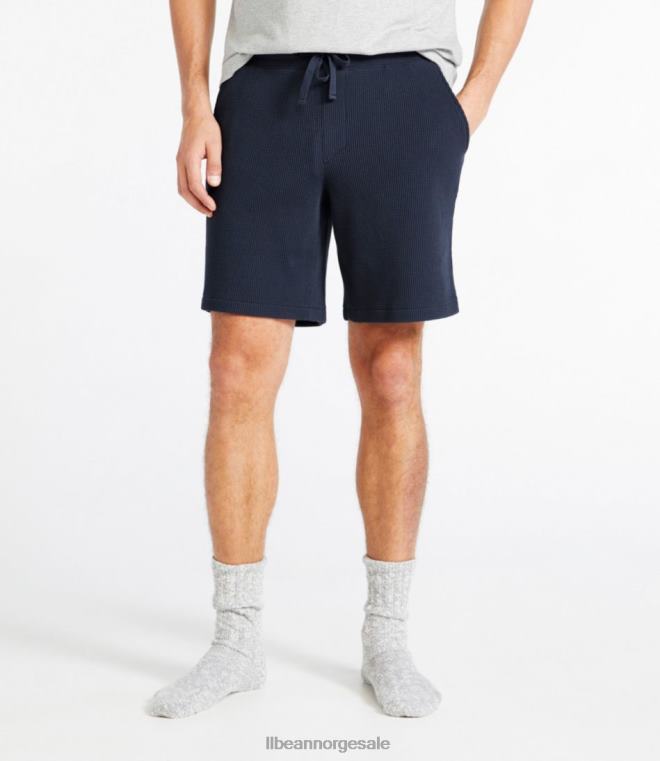 menn komfort vaffel lounge shorts 24VDH4905 L.L.Bean klær rustoransje