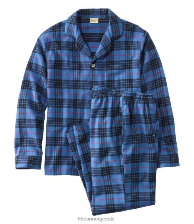 menn skotsk rutete flanell pyjamas 24VDH3214 L.L.Bean klær Morgan