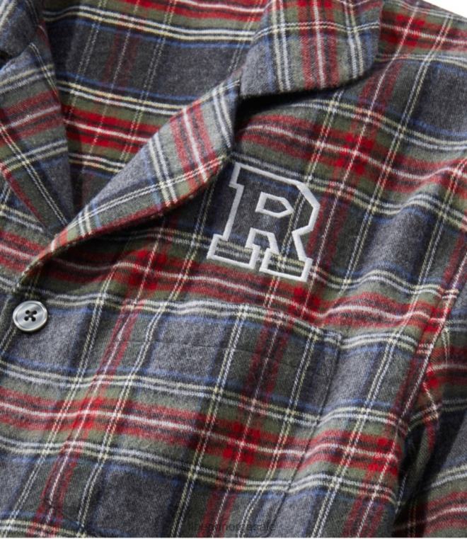 menn skotsk rutete flanell pyjamas 24VDH3214 L.L.Bean klær Morgan