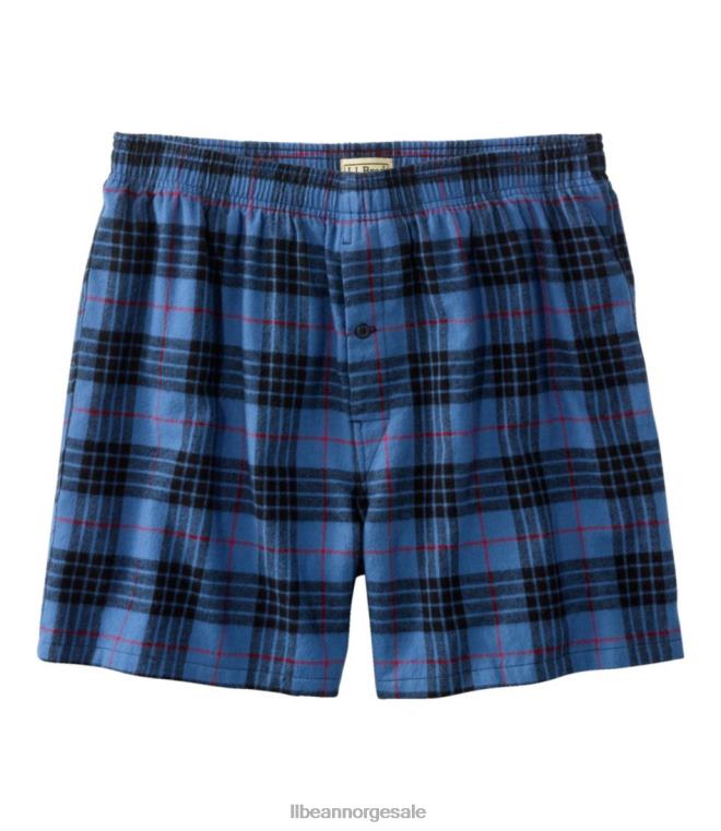 menn skotsk rutete flanellbokser 24VDH346 L.L.Bean klær Morgan