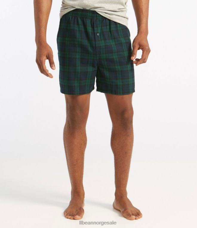 menn skotsk rutete flanellbokser 24VDH346 L.L.Bean klær Morgan