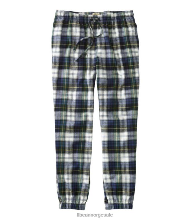 menn skotsk rutete joggebukser i flanell 24VDH6605 L.L.Bean klær vintage tartan