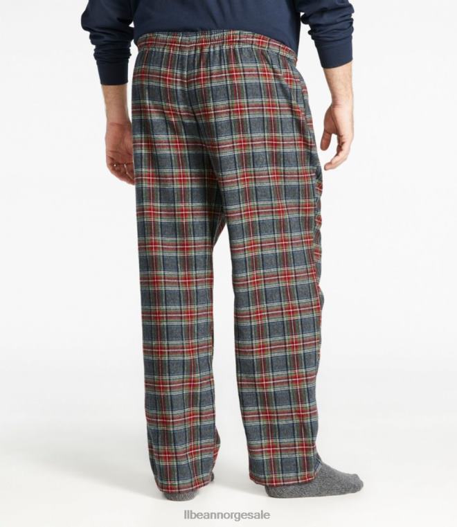 menn skotsk rutete sovebukser i flanell 24VDH3158 L.L.Bean klær Morgan