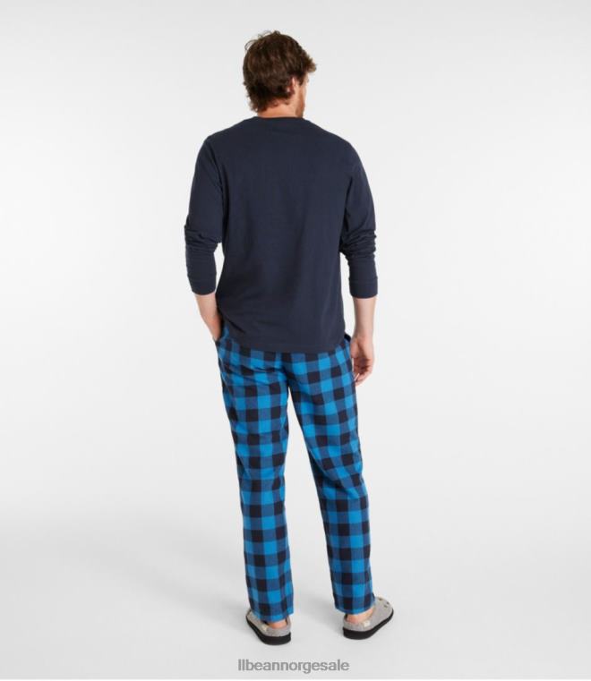 menn x peanøtter camp pj sett 24VDH637 L.L.Bean klær marin blå bøffel