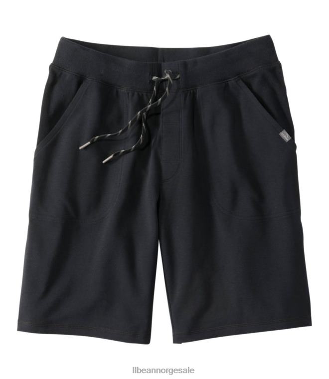menn comfort camp strikke shorts 24VDH5897 L.L.Bean klær midnatt svart