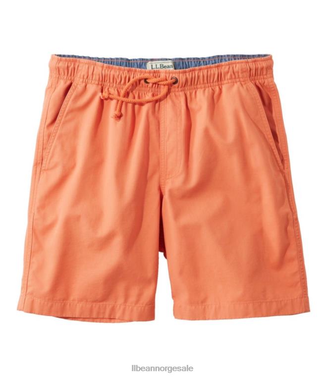 menn dock shorts 24VDH6471 L.L.Bean klær falmet oransje