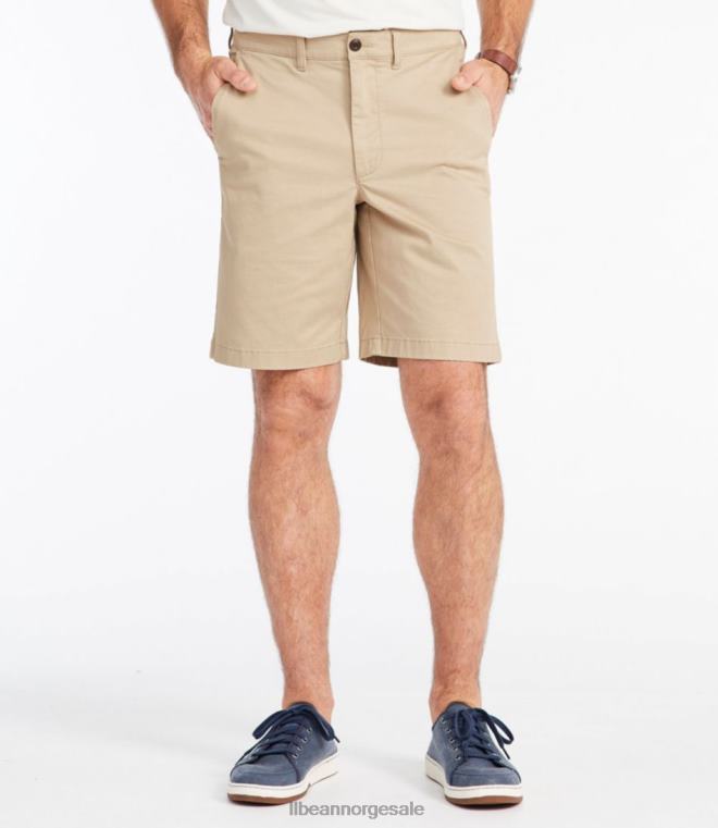 menn innsjøvaskede stretchshorts 24VDH3087 L.L.Bean klær kaki