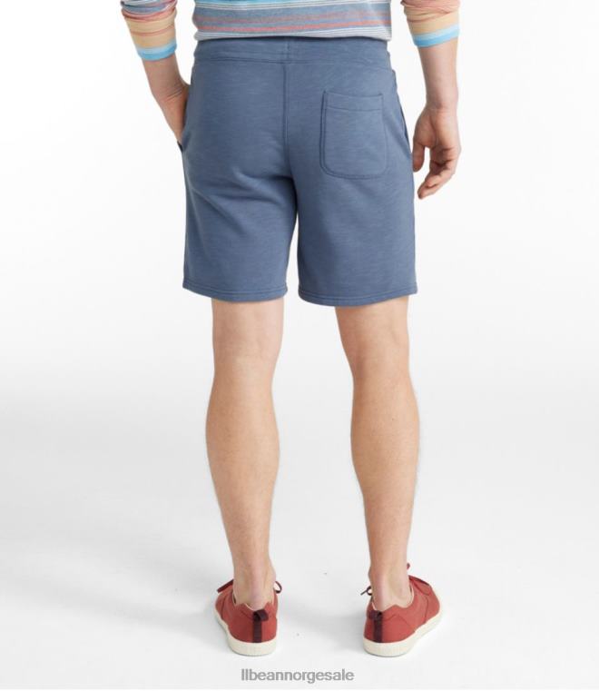 menn innsjøvasket strikkeshorts 24VDH3350 L.L.Bean klær grå lyng