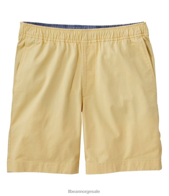 menn lakewashed stretch khaki shorts 24VDH244 L.L.Bean klær sollys