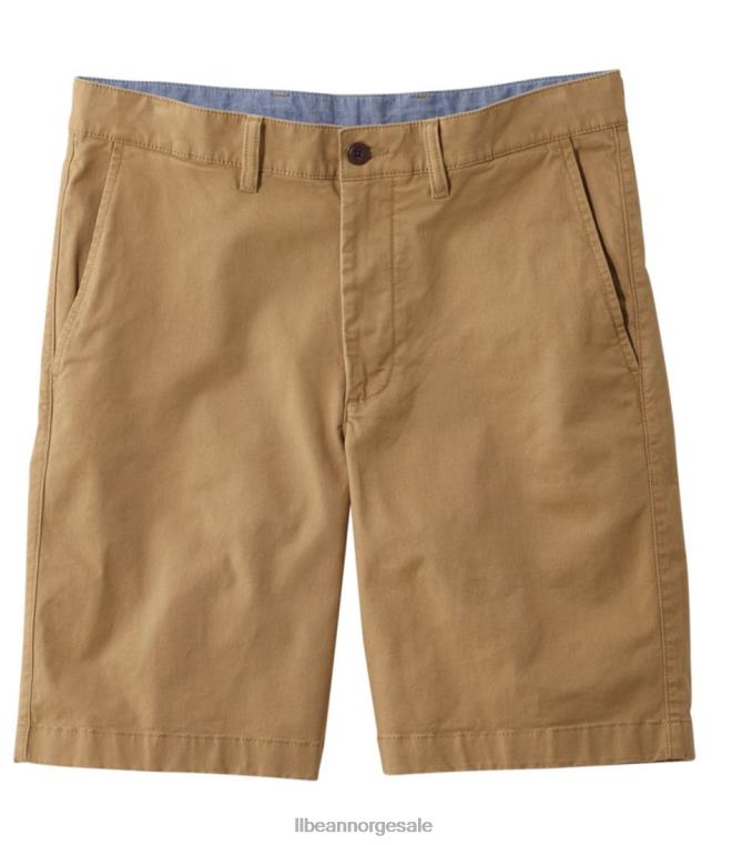 menn lakewashed stretch khaki shorts 24VDH6472 L.L.Bean klær arv khaki