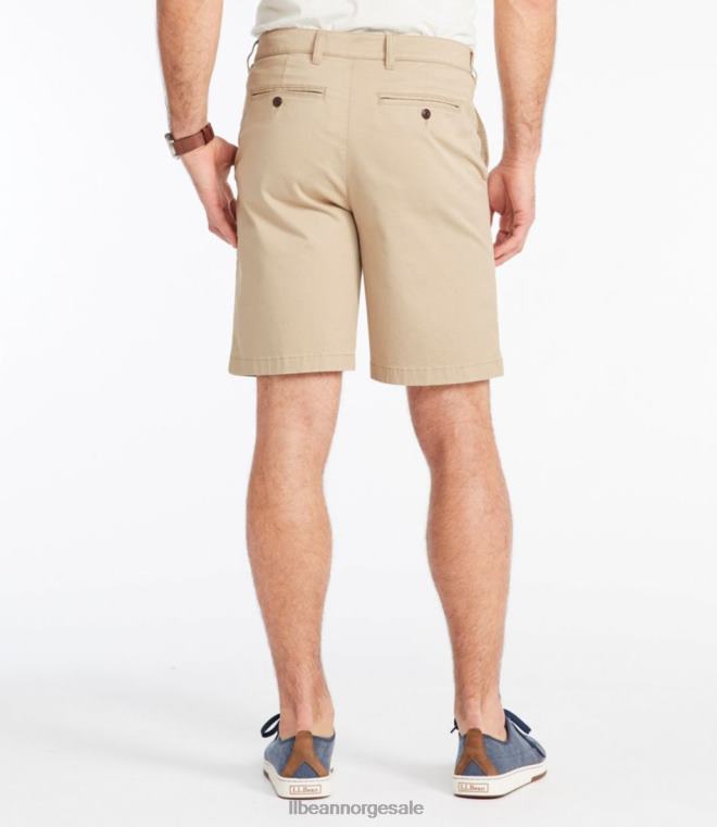 menn lakewashed stretch khaki shorts 24VDH6472 L.L.Bean klær arv khaki