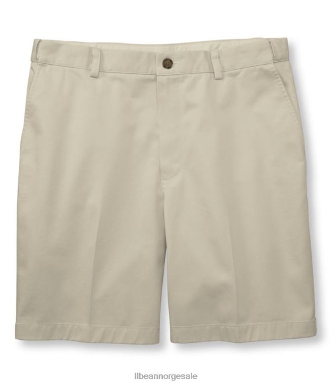 menn rynkefri chino-shorts 24VDH200 L.L.Bean x Double L klær kaki