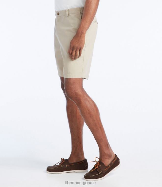 menn rynkefri chino-shorts 24VDH200 L.L.Bean x Double L klær kaki
