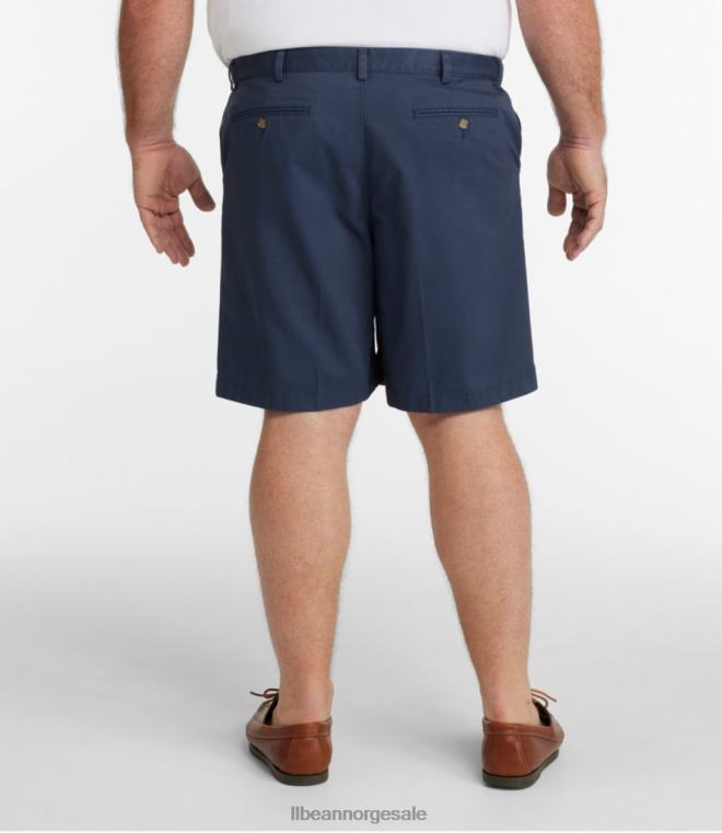 menn rynkefri chino-shorts 24VDH4703 L.L.Bean x Double L klær mørk kaki