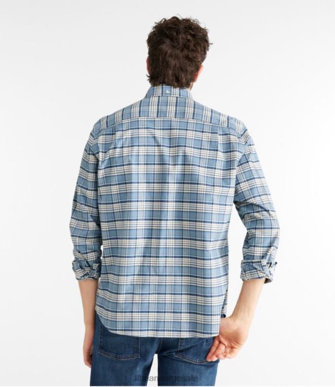 menn komfort stretch oxford skjorte 24VDH5837 L.L.Bean klær skumring