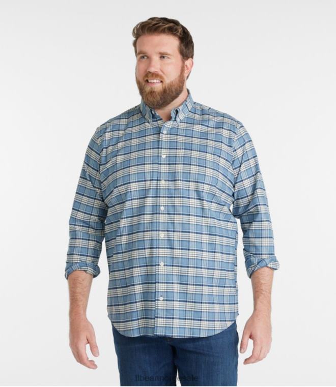 menn komfort stretch oxford skjorte 24VDH5837 L.L.Bean klær skumring