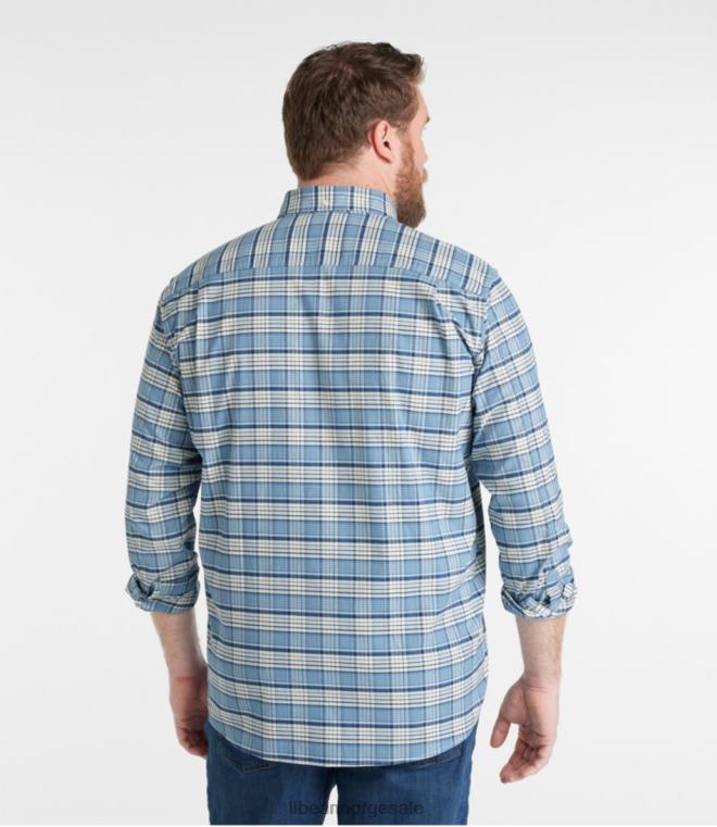 menn komfort stretch oxford skjorte 24VDH5837 L.L.Bean klær skumring
