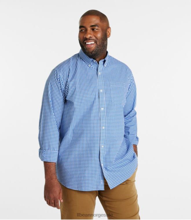 menn rynkefri kennebunk sportsskjorte 24VDH3006 L.L.Bean klær Morgan