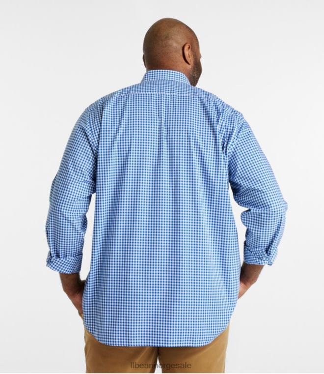 menn rynkefri kennebunk sportsskjorte 24VDH3006 L.L.Bean klær Morgan