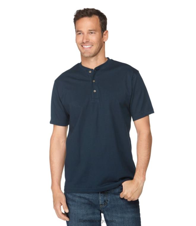menn bekymringsløs unshrinkable t-skjorte 24VDH57 L.L.Bean klær mørk breton rød